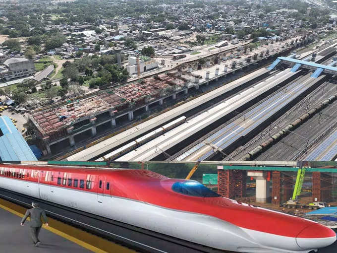 Ahmedabad bullet train Station Update