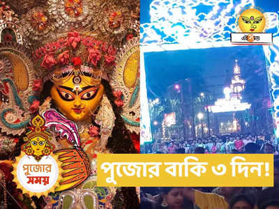 Kolkata Durga Puja Pandal 2023 : পুজোর তৃতীয়ায় পা! উত্তর থেকে দক্ষিণ ভিড়ের চেনা ছন্দ তিনদিন আগেই