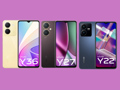 तीन-तीन स्मार्टफोनची Vivo नं कमी केली किंमत; बँक डिस्काउंटमुळे सहज बजेटमध्ये बसतील Y36, Y27 आणि Y22