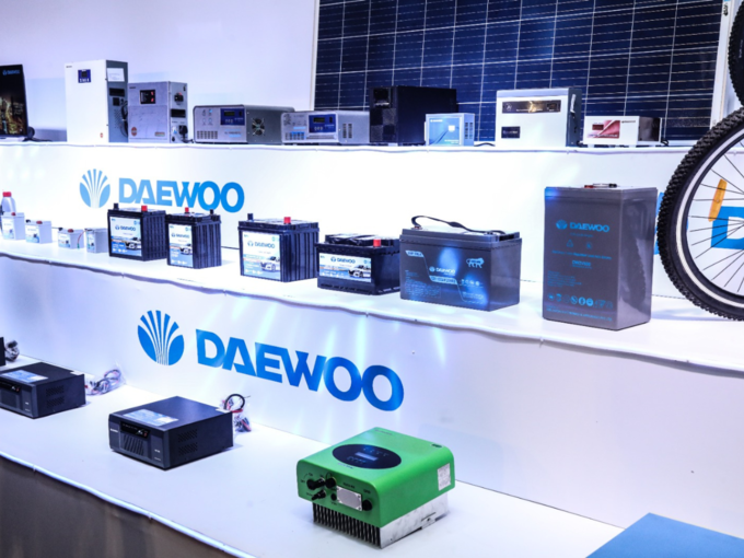 DAEWOO inverter and solar batteries