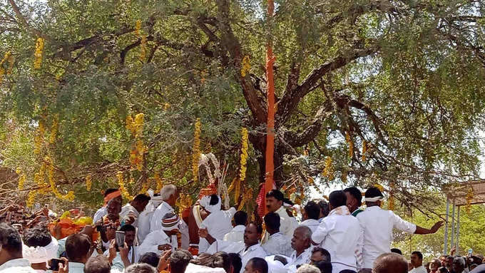 Hiriyur Sri Ranganatha Swamy Ambiganothsava - devotees offer replicas of snake, scorpion and centipedes in the form of ex voto