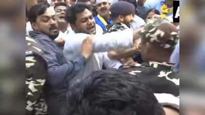 मोदी जी की तानाशाही नहीं चलेगी, संजय सिंह की गिरफ्तारी के खिलाफ AAP नेताओं ने की नारेबाजी, किया जोरदार प्रदर्शन