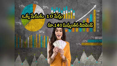 Stock Split: ఒక్క షేరుకు 10 షేర్లు.. ఒక్కోషేరుకు రూ.140 డివిడెండ్.. ఇన్వెస్టర్ల పంట పండిందిగా!