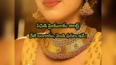 Gold Price Todays : మళ్లీ పెరిగిన బంగారం ధర.. స్థిరంగా వెండి.. హైదరాబాద్‌లో ఇవాళ్టి రేట్లు ఇవే! 