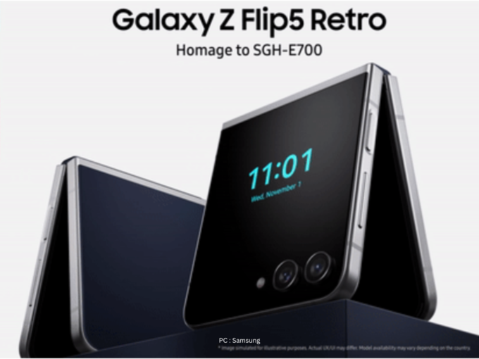 ​Samsung Galaxy Z Flip 5 Retro Edition 