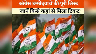 Chhattisgarh Congress candidates List: कांग्रेस ने 90 सीटों में इन उम्मीदवारों को दिया है टिकट, यहां देखें पूरी लिस्ट