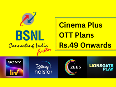 BSNL-ன் அதிரடி ஆக்ஷன்! Sony, Zee5, Disney+ Hotstar என ரூ.49 முதல் சினிமா பிளஸ் OTT திட்டங்கள் அறிவிப்பு!