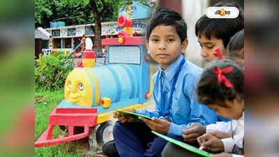Primary School : শিক্ষকের চেষ্টায় জঙ্গলমহলের স্কুলে পড়া পড়া খেলা