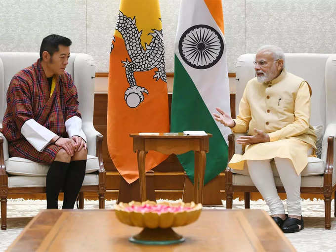 bhutan naresh with PM modi