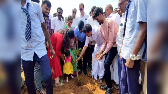 குறுங்காடு வளர்ப்பு திட்டம்-அமைச்சர் அன்பில் மகேஷ் பொய்யாமொழி தொடங்கி வைத்தார்