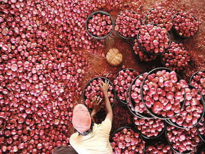 Onion Price: सातशे रुपयांनी घरंगळला कांदा; आवक कमी होऊनही भाव उतरल्याने शेतकरी चिंतेत