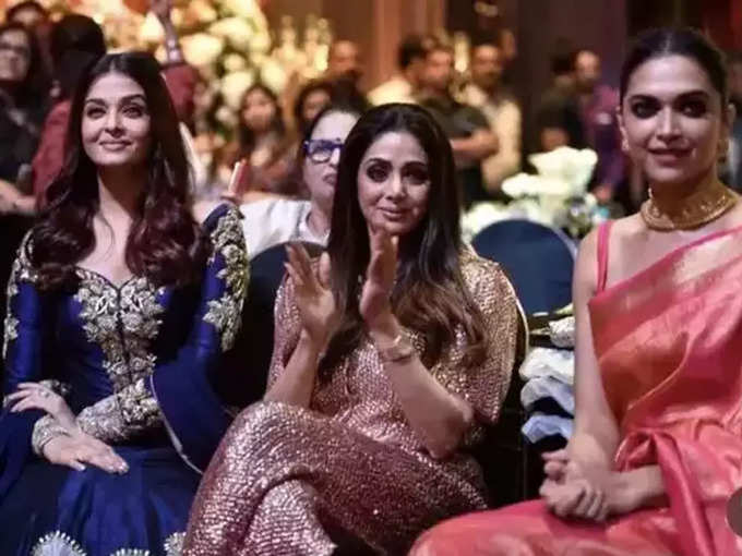 aishwarya deepika sridevi