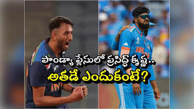 Hardik Pandya: హార్దిక్ పాండ్యా స్థానంలో ప్రసిద్ధ్ కృష్ణ.. అతని ఎంపికకు అదే కారణమా? 