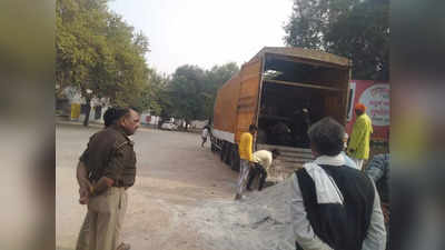 हमीरपुर: मध्य प्रदेश से उन्नाव कटने के लिए ले जाए जा रहे थे मवेशी, 45 भैंसों को पुलिस ने कराया मुक्त