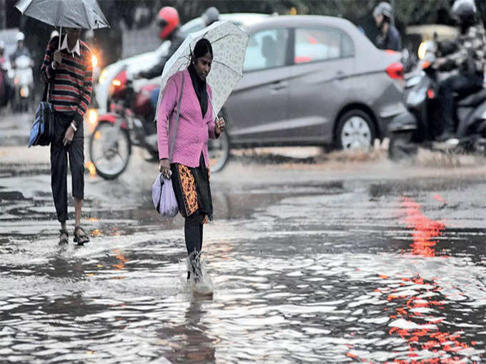 ஒரே இரவில் கொட்டித் தீர்த்த மழை