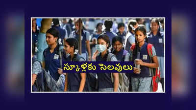 Diwali - School Holidays : నేటి నుంచి స్కూళ్లకు 3 రోజులు సెలవులు 