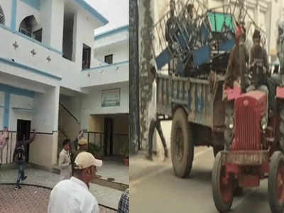 आजम खान पर बड़ी कार्रवाई, प्रशासन की टीम ने रामपुर पब्लिक स्कूल को किया सील, सपा कार्यालय पर ताला