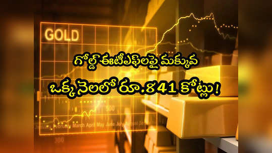 Gold ETFs: బంగారంపై ఒక్క నెలలో రూ.841 కోట్ల పెట్టుబడులు.. ఇదే కారణం! 