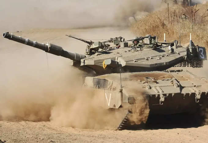 मर्कवा टैंक का मुख्य हथियार क्या है