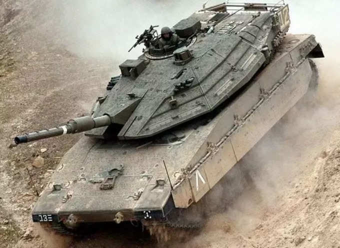 मर्कवा टैंक का वजन और आकार क्या है