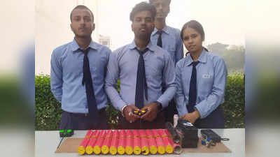 ये पलूशन फ्री पटाखे एक नहीं कई साल तक कर पाएंगे इस्तेमाल, गोरखपुर आईटीएम के चार छात्रों ने किया कमाल