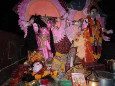 आजमगढ़ दबंगों ने फिर तोड़ी लक्ष्मी- गणेश की प्रतिमा, विसर्जन के दौरान हुआ हमला, दिवाली की रात भी घटी थी घटना
