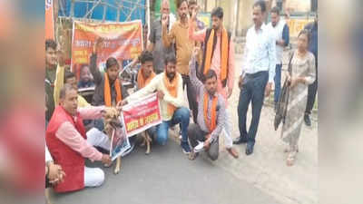 स्वामी प्रसाद मौर्य को आगरा पागलखाने में भर्ती कराने के लिए भेजी गाड़ी, हिंदूवादी संगठनों का अनोखा विरोध