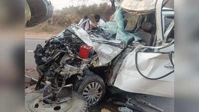 Road accident in Nagaur: PM मोदी की जनसभा की सुरक्षा में जा रहे 5 पुलिसकर्मियों की मौत, NH58 पर ट्राला से टकराई कार