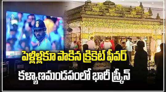 పెళ్లిలో వరల్డ్ కప్ ఫైనల్ మ్యాచ్ లైవ్.. అట్లుంటది మరి క్రికెట్ క్రేజ్ అంటే..!