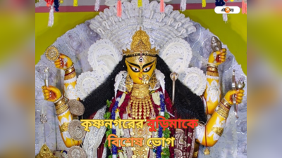 Jagadhatri Puja Date 2023: কৃষ্ণনগরে বুড়িমা সাজলেন ১২ কেজি গয়নায়, পুজো শেষে হবে দেড় লাখ পাত্র পোলাও বিতরণ