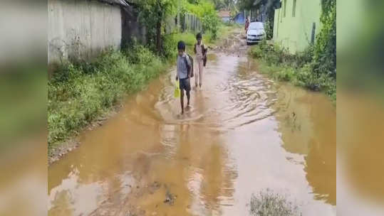 திருப்பூரில் விடிய விடிய கனமழை... குடியிருப்பு பகுதிகளுக்குள் புகுந்த நீர்!