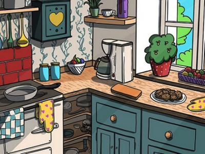 किचनमध्ये लपलेला उंदीर शोधून दाखवा, नजर तिक्ष्ण असलेली लोकच उत्तर शोधू शकतील