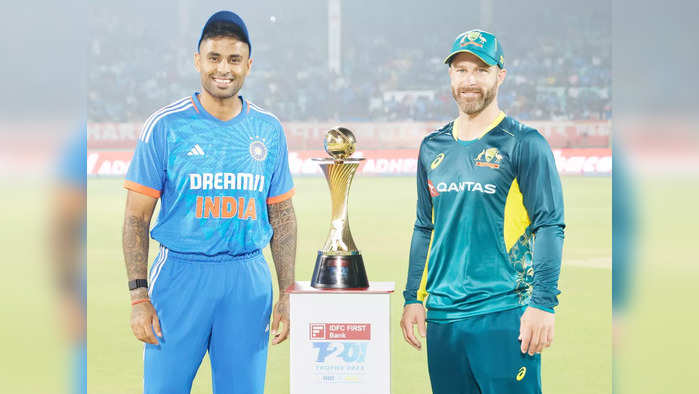 IND vs AUS 1st T20I Live Score : শেষ বলে ছক্কা রিঙ্কুর, ২ উইকেটে জয় ভারতের