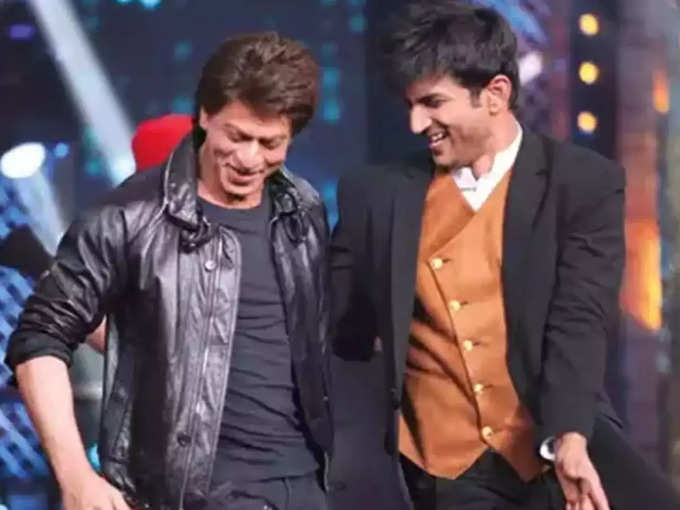 shah rukh khan sushant singh rajput together