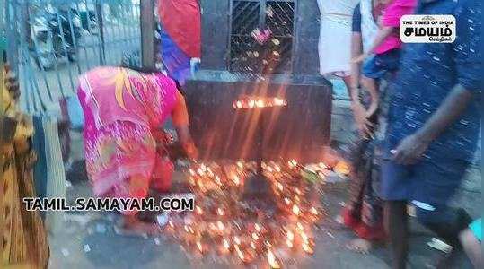 karthikai mahadeepam at viralimalai murugan temple