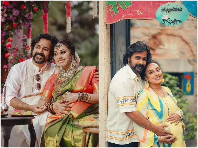 pearle maaney shared a romantic post with srinish aravind