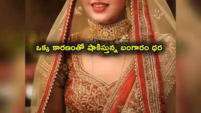 Gold Rates: పసిడి ప్రియులకు అలర్ట్.. ఆ ఒక్క కారణంతోనే రికార్డు స్థాయికి బంగారం ధర..! 