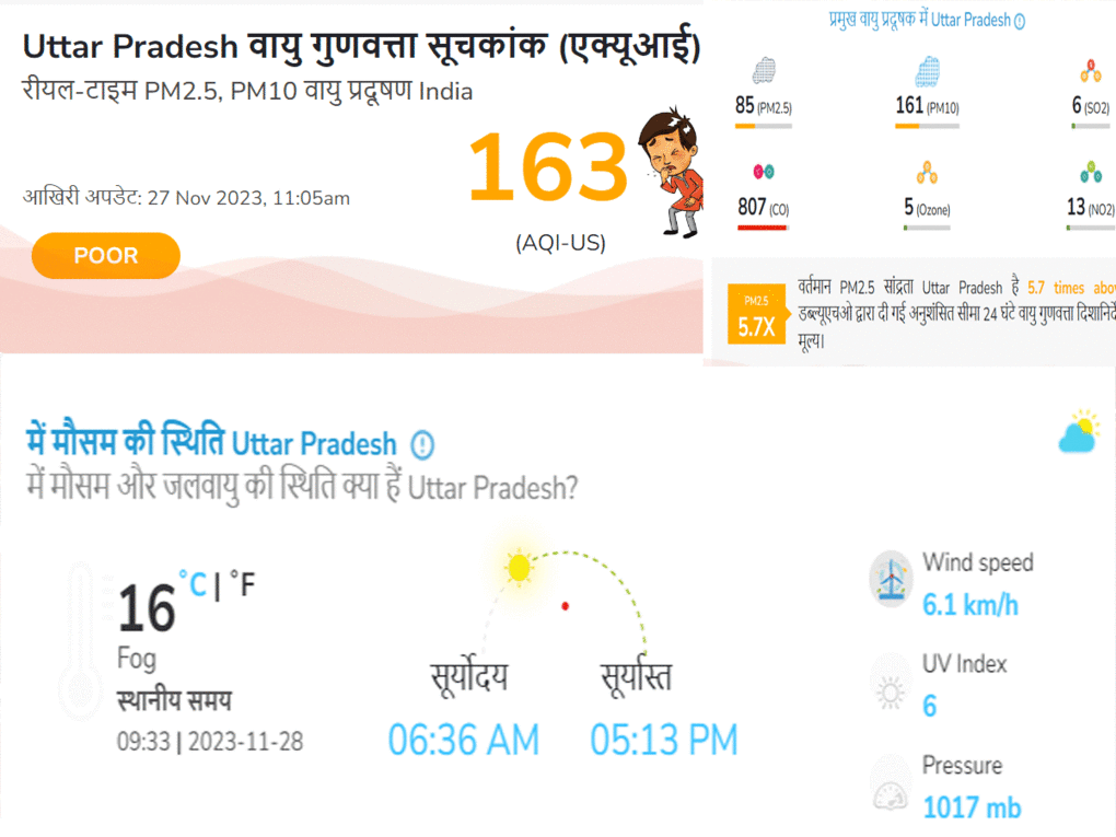 UP Pollution Update