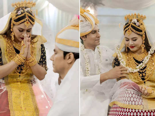 रणदीप हुड्डा ने शेयर कीं अपनी शादी की हसीन तस्वीरें, पति को हाथ जोड़ प्रणाम करती दिखीं दुल्हनिया लिन लैशराम 