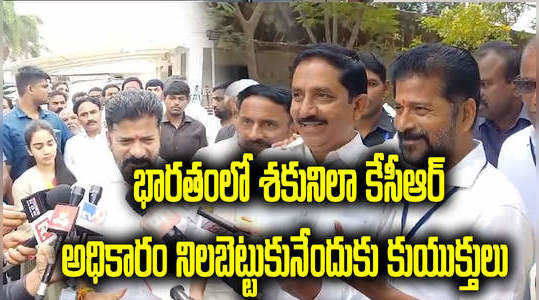 tpcc president revanth reddy cast his vote at kodangal in telangana elections