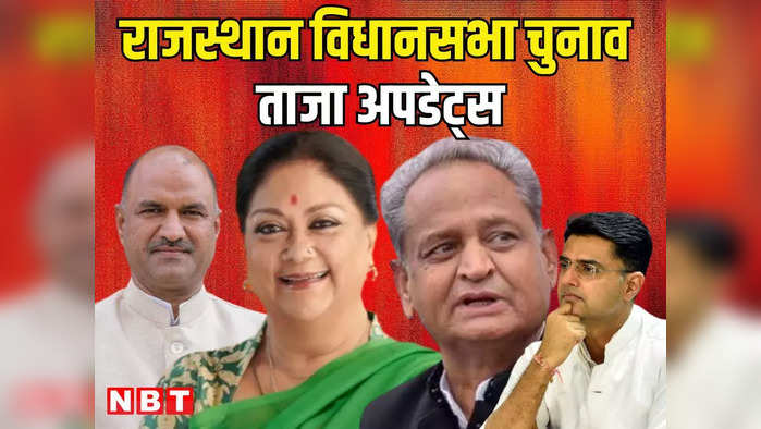 Rajasthan Election 2023 Live : राज या रिवाज बदलने का काउंटडाउन शुरू, नतीजों से पहले राजस्थान के सियासी गलियारे के लाइव अपडेट्स यहां