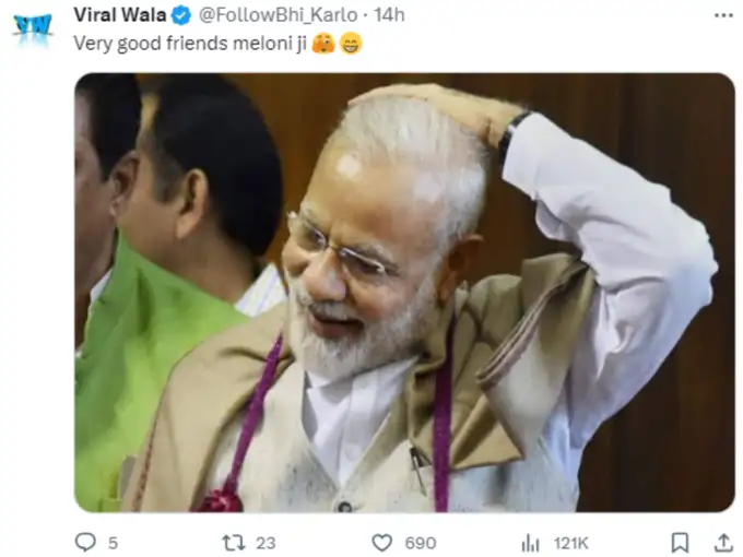 बहुत अच्छे दोस्त हैं मेलोनी जी...