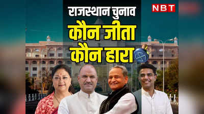 Rajasthan Chunav Winners Candidate List 2023: राजस्थान विधानसभा चुनाव में कौन जीता, कौन हारा, यहां देखें पूरी सूची