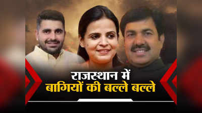 Rajasthan Election Result 2023 Live : राजस्थान में बागियों की बल्ले बल्ले, रविंद्र सिंह भाटी, यूनुस खान और प्रियंका चौधरी ने किया धमाका