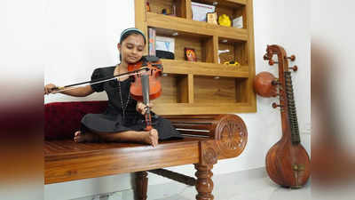 10 വയസ്സ് മാത്രം; ഹൃദയം കീഴടക്കി ഗംഗയുടെ വയലിൻ സംഗീതം