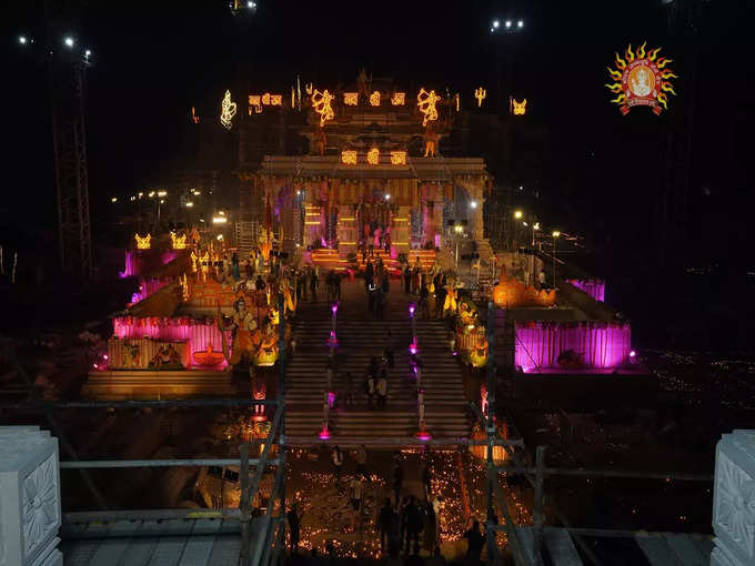राम मंदिर में दीपोत्सव