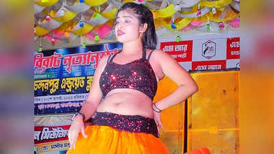 Haryanvi Dance: ​चंदनपुर में सपना चौधरी के गाने पर छोटी ड्रेस पहन एकता आर्या ने मचाया धमाल, बावले हो गए लोग
