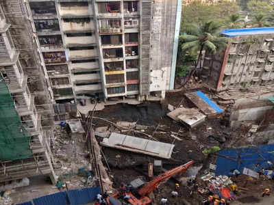 मुंबईतील कुर्ल्यात इमारतीचा पाया खचला, पाण्याची टाकी कोसळली, बिल्डरची निष्काळजी भोवली, ७५ कुटुंबांचं स्थलांतर