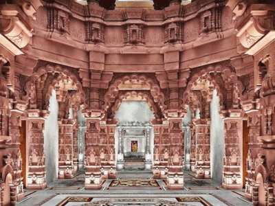 अयोध्‍या: राम मंदिर के गर्भगृह में बना कमल के फूल का आसन, उस पर रखा जाएगा सोने का सिंहासन