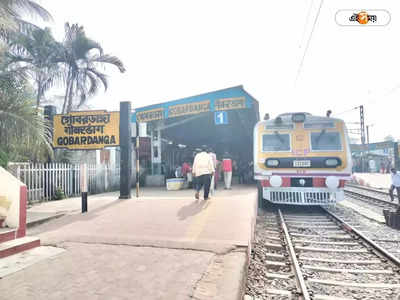 Gobardanga Station : শিল্পীর তুলির টানে দৃষ্টিনন্দন আলপনা, কেক কেটে গোবরডাঙা স্টেশনের হ্যাপি বার্থ ডে